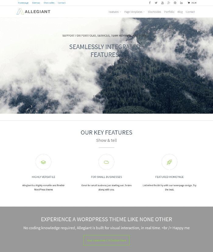 Allegiant WordPress-Theme