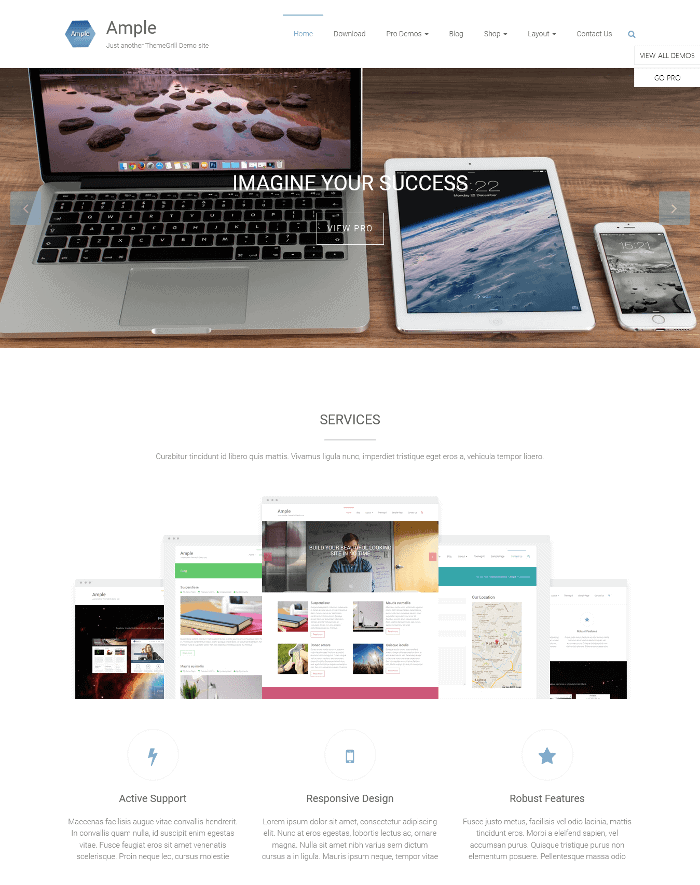 Umfangreiches WordPress-Theme
