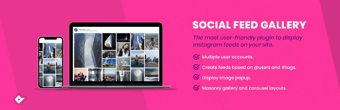 แกลเลอรีฟีด Instagram ปลั๊กอิน WordPress