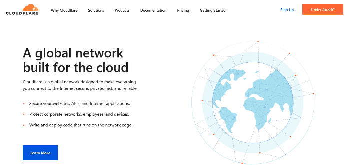 Поставщик Cloudflare CND