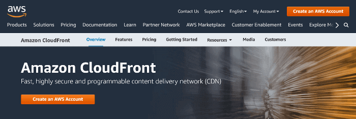 Поставщик Amazon CloudFront CND