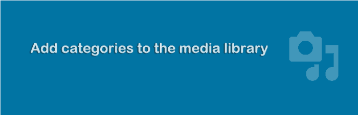 Kategorien der Medienbibliothek WordPress Plugin