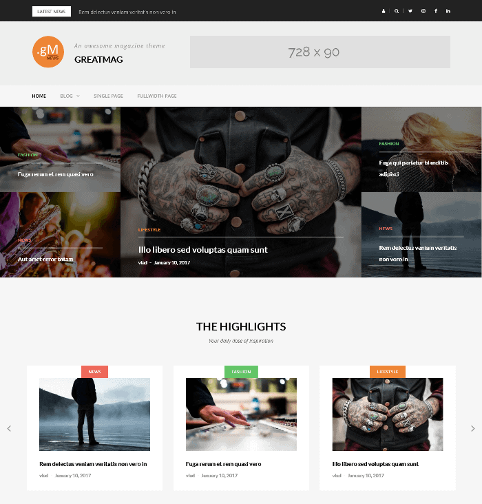 GreatMag WordPress-Theme