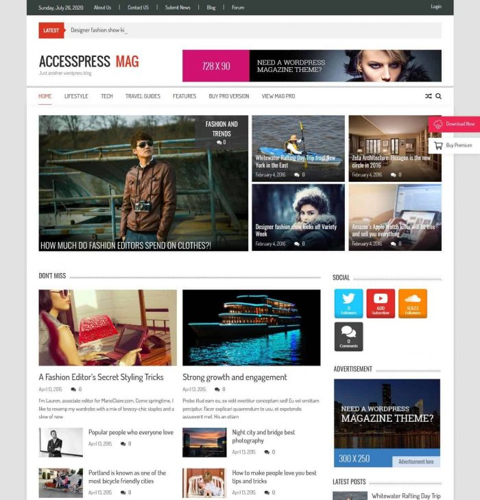 Accesspress Mag WordPress-Theme