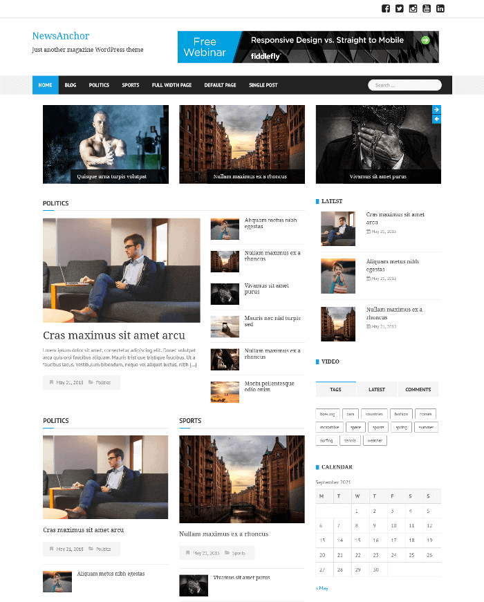 NewsAnchor WordPress-Theme