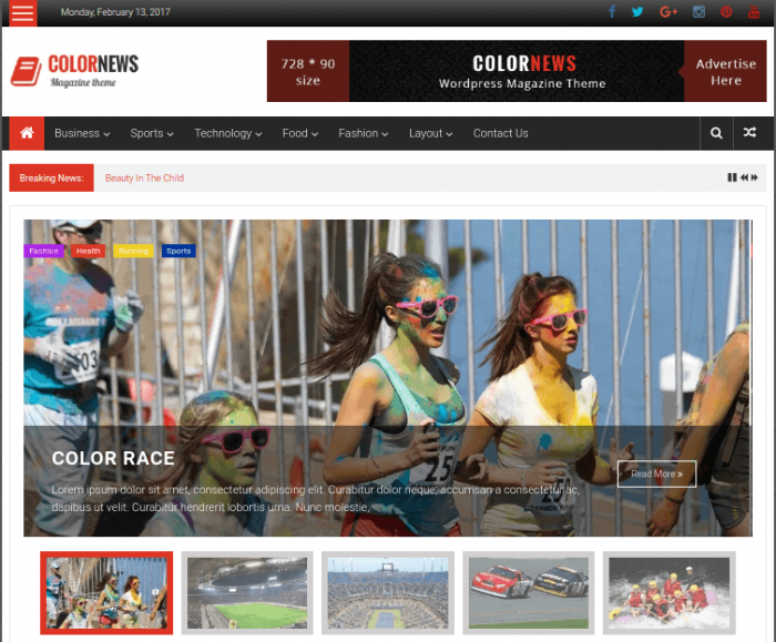 Colornews WordPress-Theme