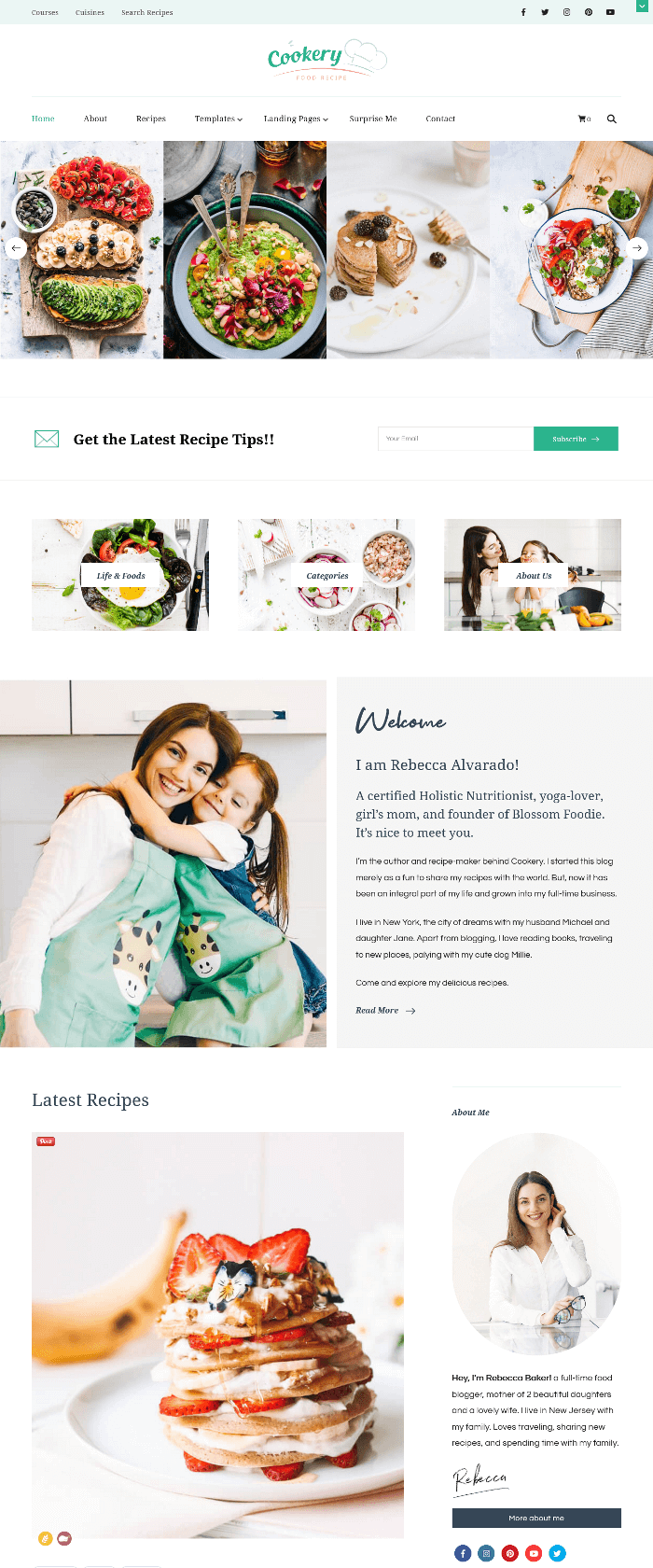 Tema WordPress pentru gătit