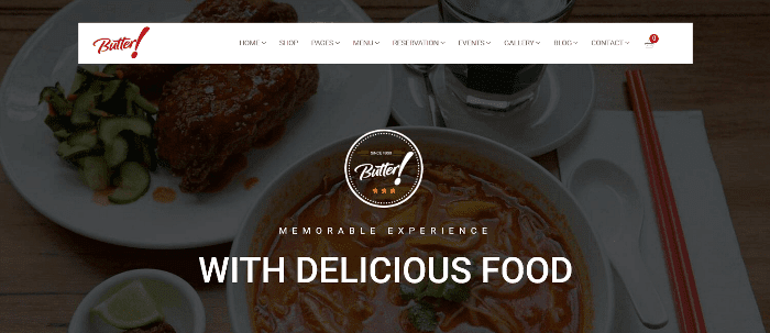 Tema WordPress Butter