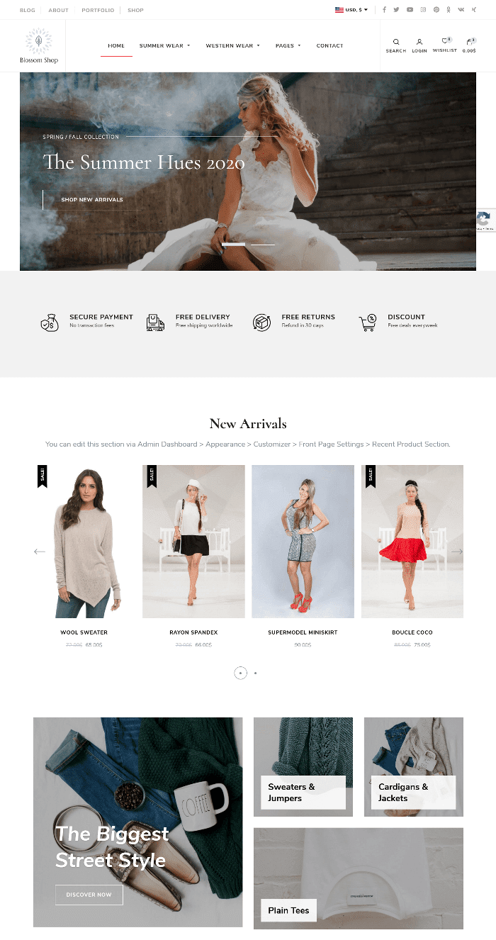 Tema WordPress Blossom Shop Pro