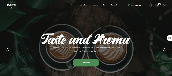 Tema WordPress Kaffa