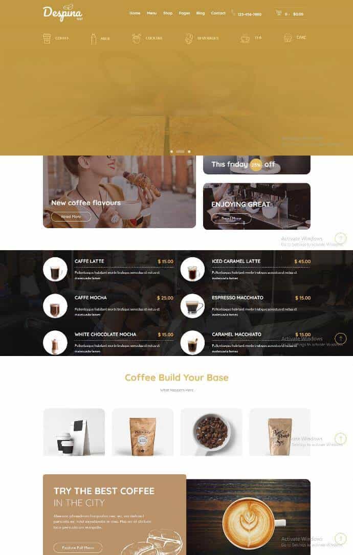 Tema WordPress Despina