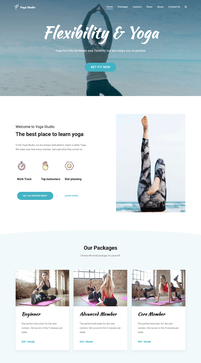 Zakra — тема WordPress для йоги
