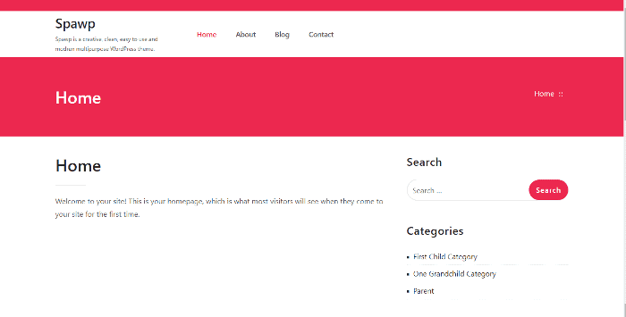 Spawp WordPress Theme