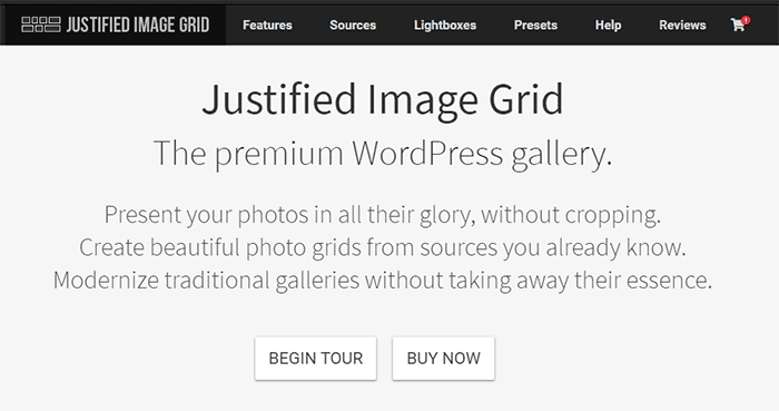 Justified Image Grid-Plugin