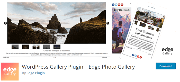 Edge Fotogalerie-Plugin