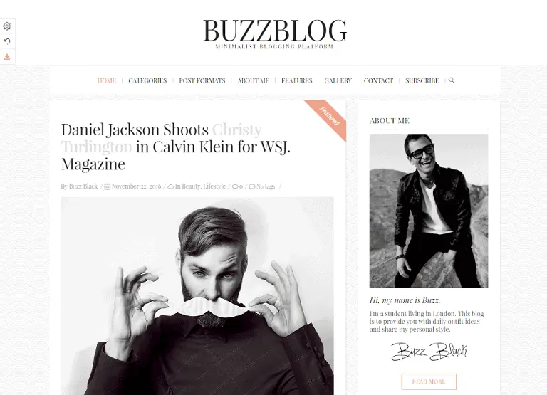 Buzzblog WordPress-Thema