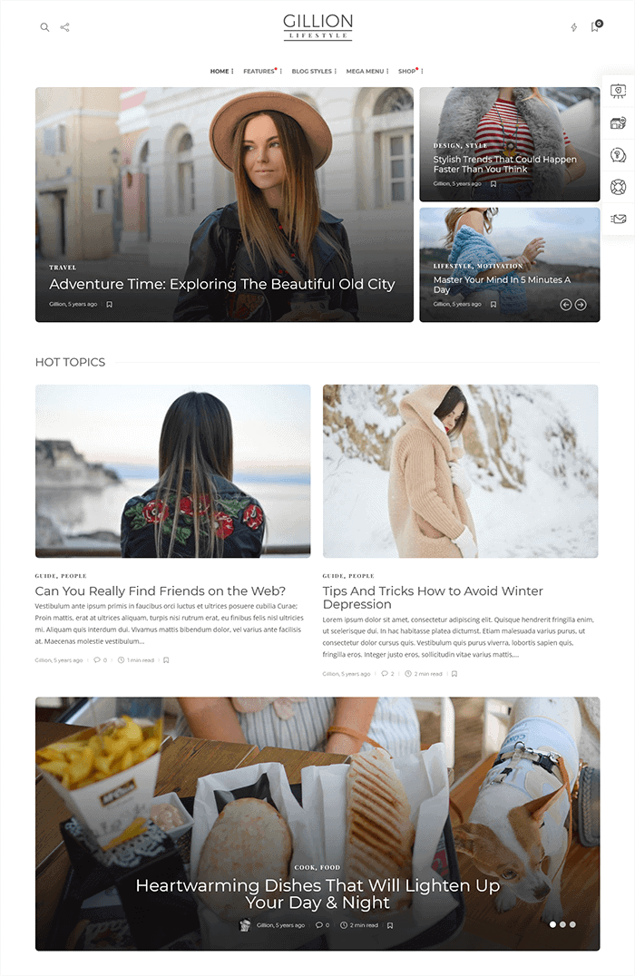Gillion Lifestyle Gillion Lifestyle WordPress-Thema