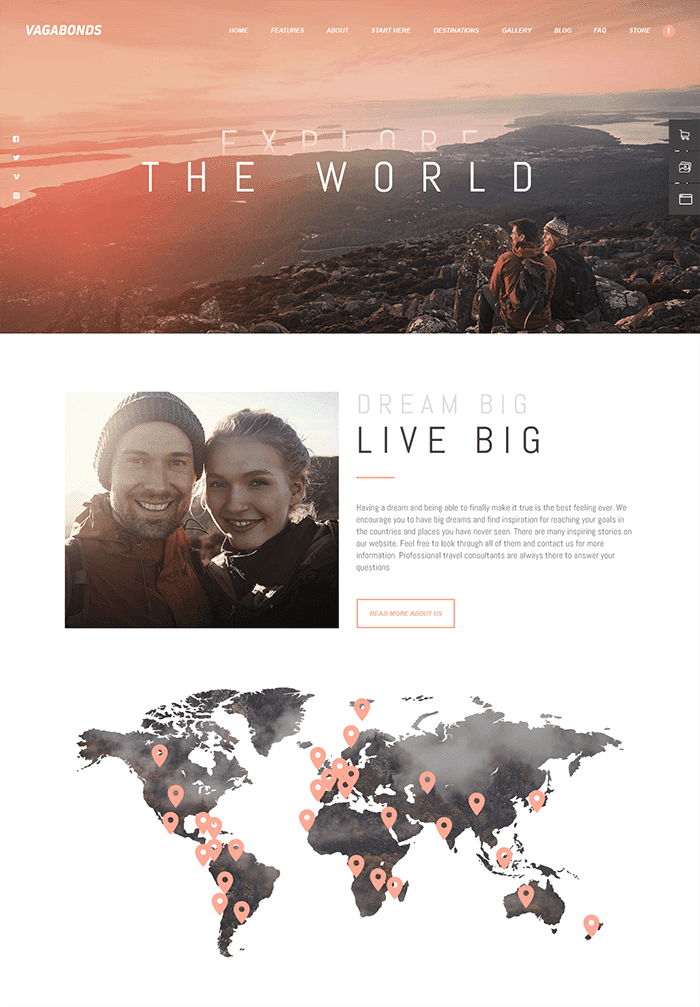 VAGABONDS WordPress-Theme