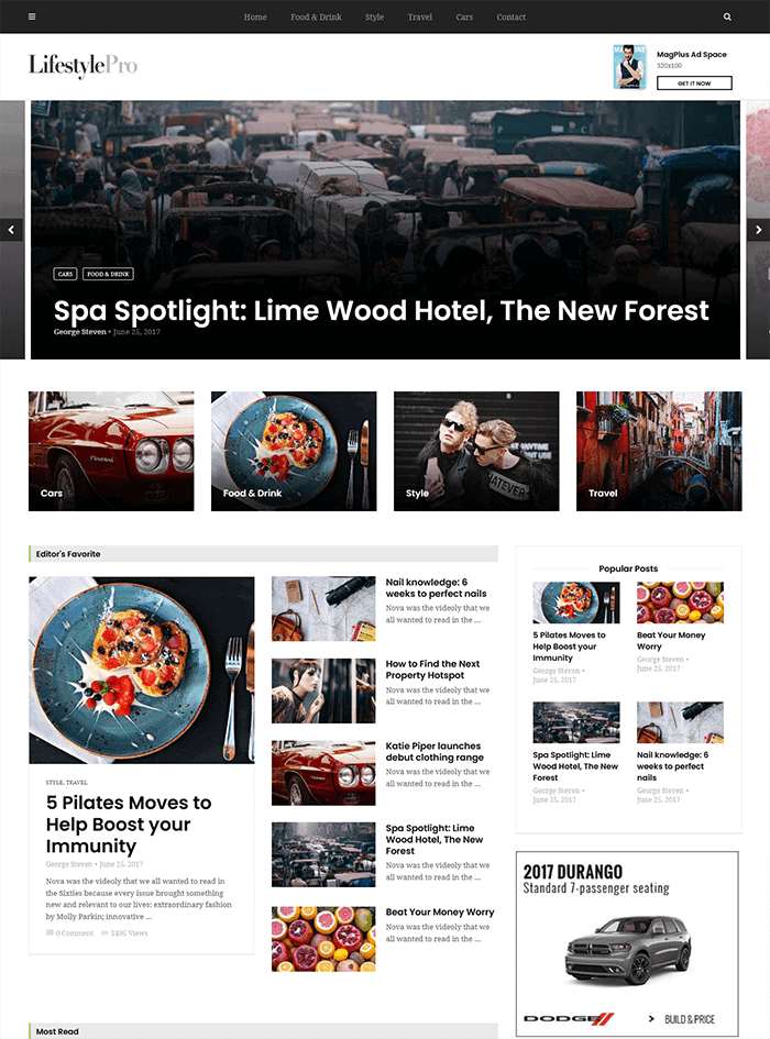 Magplus Lifestyle Pro WordPress-Theme