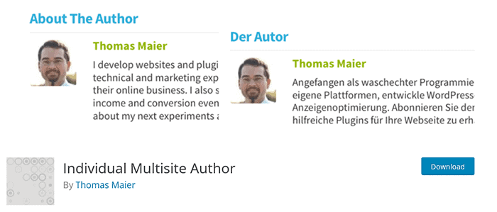 Individueller Multisite-Autor