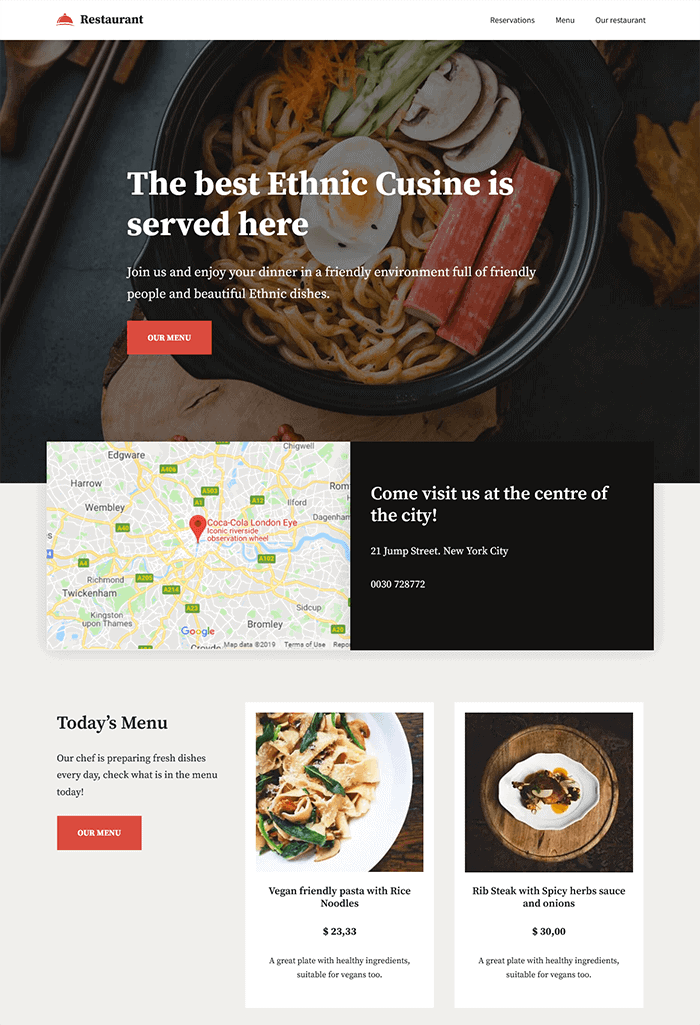 Neve Restaurant-Thema