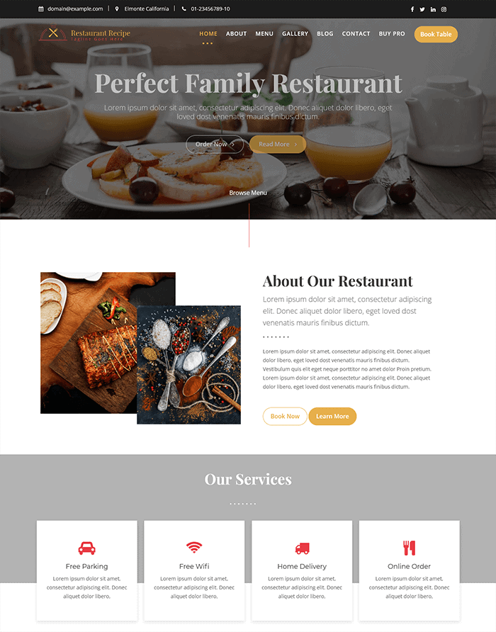 WordPress-Themes für Restaurantrezepte