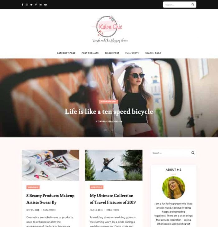 Kalon Chic Kostenloses WordPress-Theme