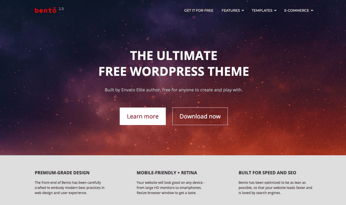 Bento WordPress-Theme