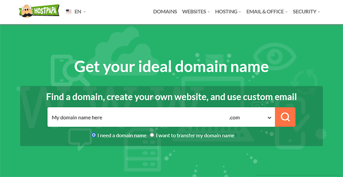 HostPapa-Domainnamen-Generator