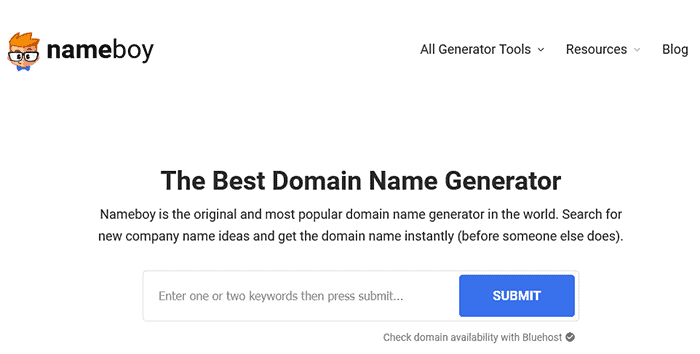 Nameboy-Domainnamen-Generator