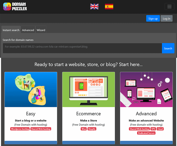Domain-Puzzler Domainnamen-Generator