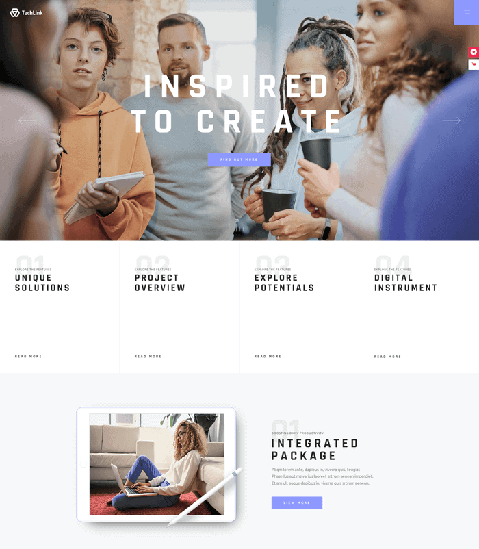Tema de WordPress Techlink