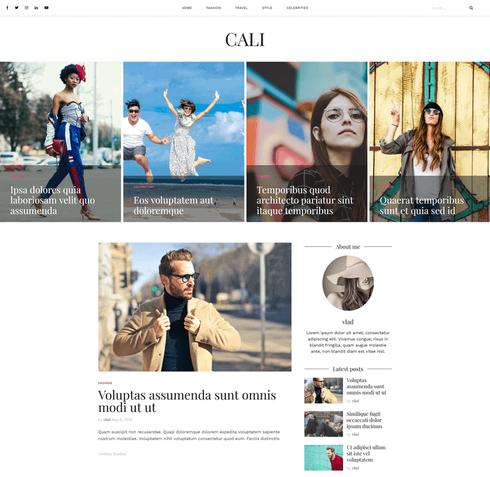 Cali WordPress Tema
