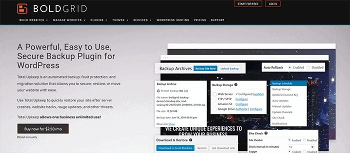 Plugin WordPress BoldGrid