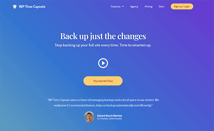 Plugin WordPress WP Time Capsule