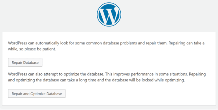 Datenbank in WordPress reparieren