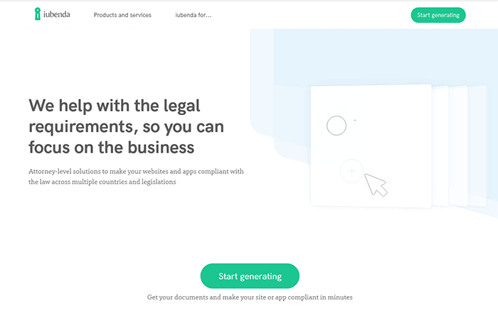 Plugin iubenda per WordPress