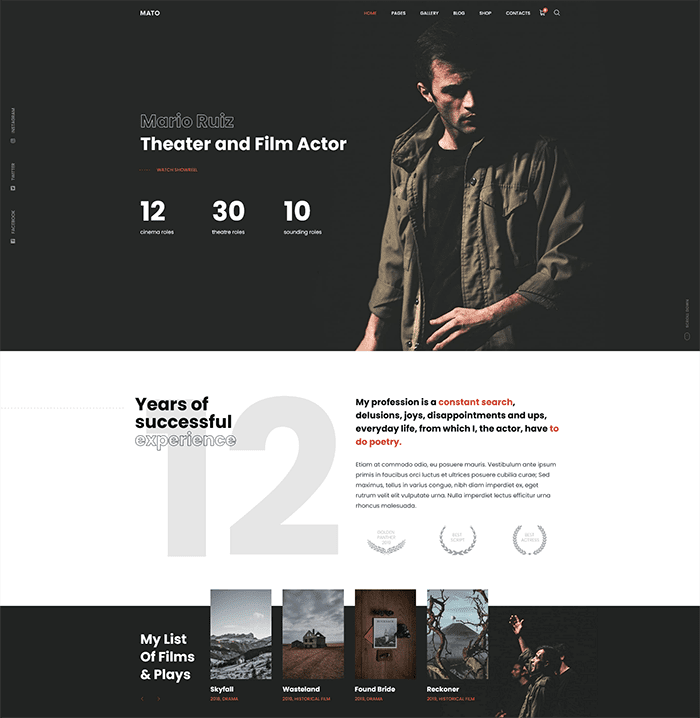 Tema de WordPress Mato