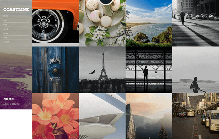Tema de WordPress de la costa