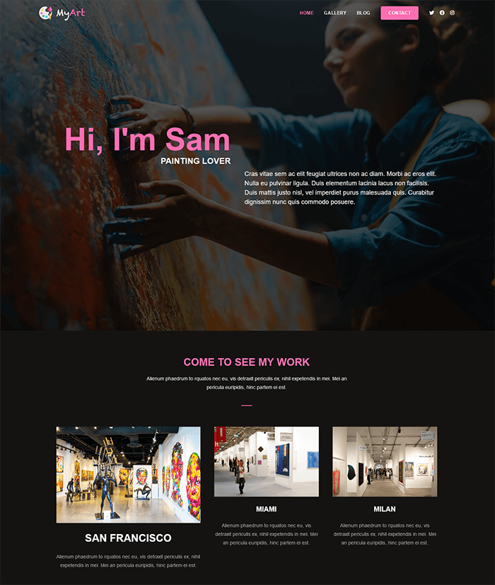 Tema de WordPress OceanWP Paint