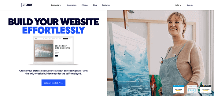 Jimdo page builder