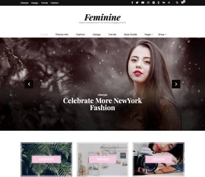 Tema WordPress gratuito Blossom femminile