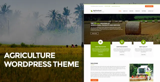 Tema WordPress pentru agricultură