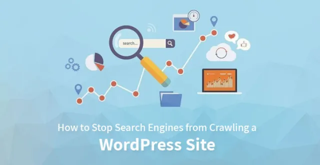 dejar de rastrear el sitio web de WordPress