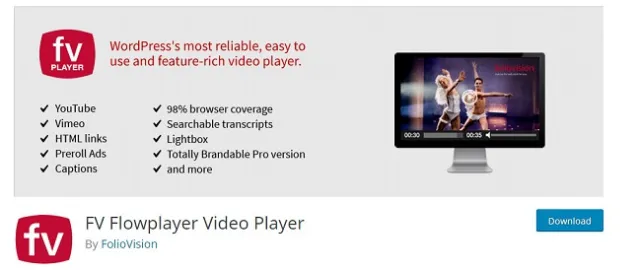 Lettore video FV Flowplayer