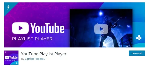 Lettore playlist di YouTube