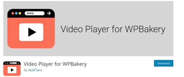 Lettore video per WPBakery