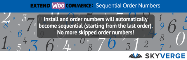 Sequentielle WooCommerce-Reihenfolge