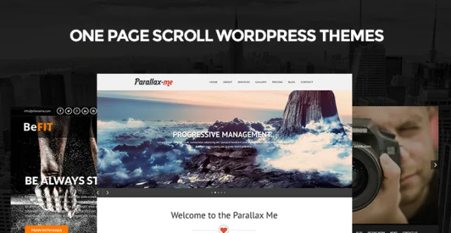 Tek Sayfa Kaydırma WordPress Temaları
