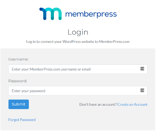 Akun MemberPress